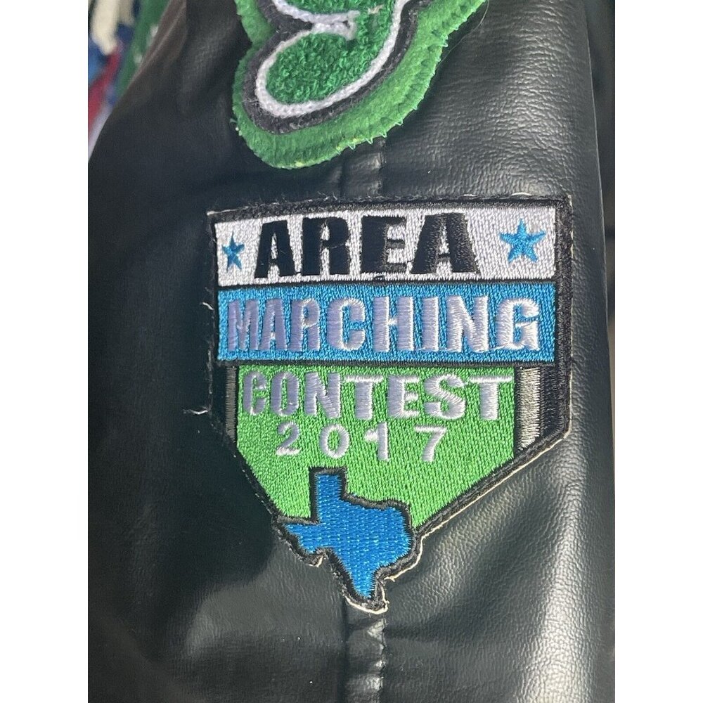 Vintage Ssr Varsity Jacket Xl Band Green Men’s Snap View 5